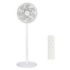 시프이컴 무소음 스마트 BLDC 스탠드형 무선 선풍기 화이트, CIF-WF01